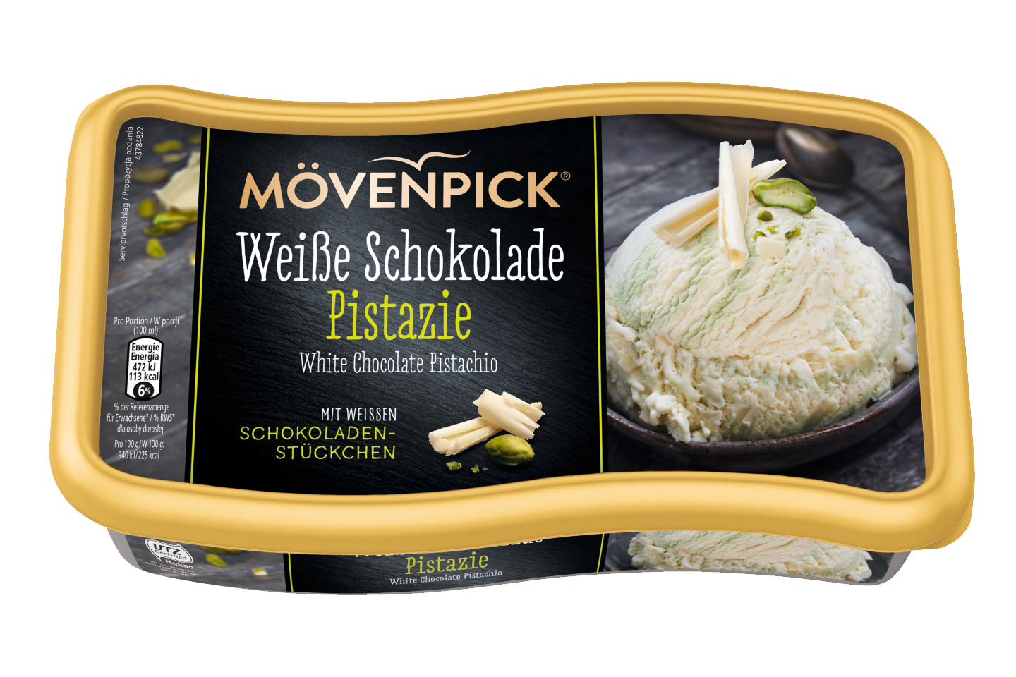 Weiße Schokolade Pistazie